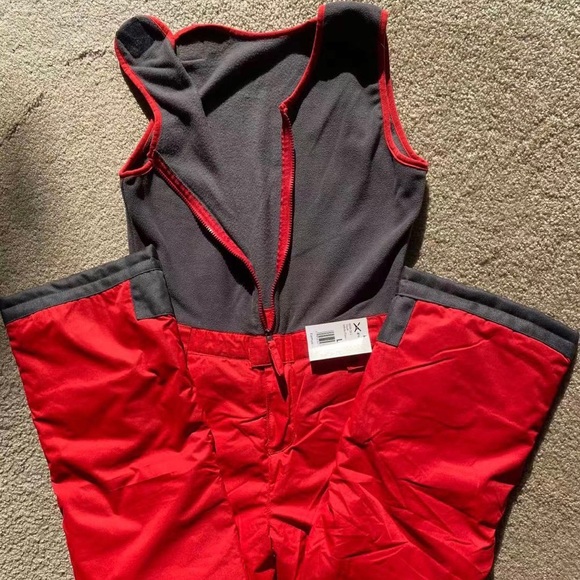 NEW Youth Infinity Fleece Bib Overalls, L - Picture 5 of 11